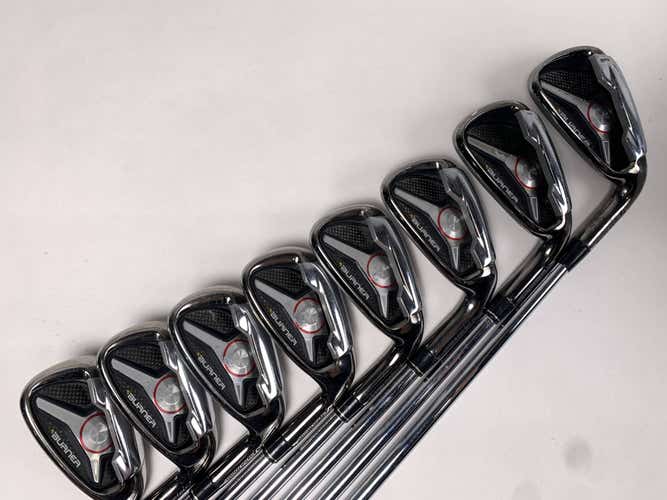 TaylorMade Burner 2009 Iron Set 4-PW+GW NS Pro 950 GH Stiff Steel Mens RH