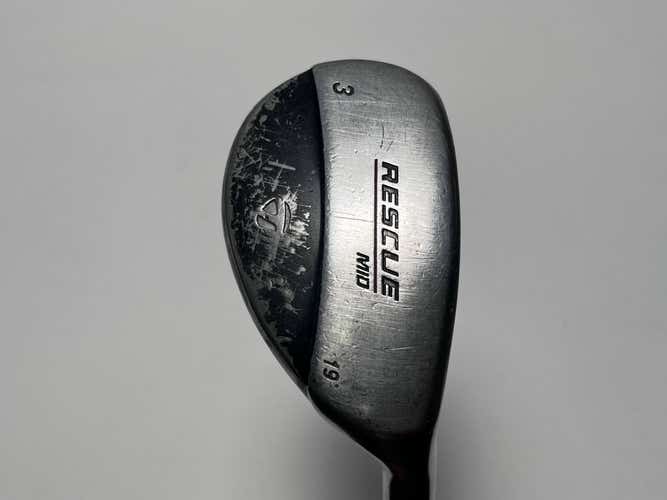 TaylorMade Rescue Mid 3 Hybrid 19* Light Metal Regular Steel Mens RH