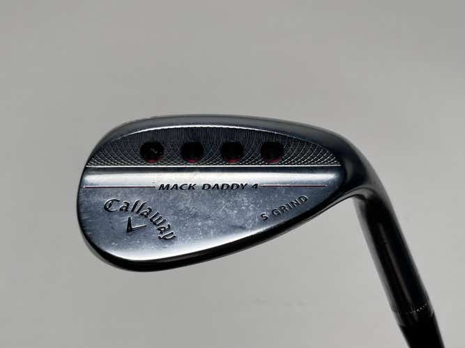 Callaway Mack Daddy 4 Chrome Wedge 60* 10 Bounce S200 115g Wedge Steel Mens RH