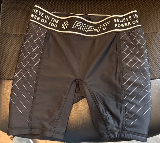 RIP-IT Period-Protection Pro Softball Sliding Shorts, Padded Compression Shorts for Women (Used)