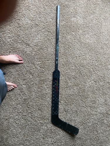 Intermediate True HZRDUS Smoke Regular Goalie Stick 24" Paddle (Used)