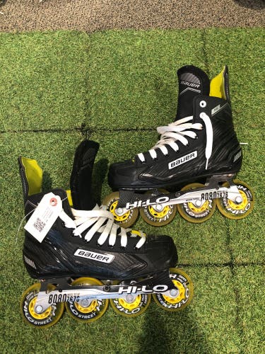 Senior Bauer RS Inline Skates Regular Width Size 9.5 (Used)