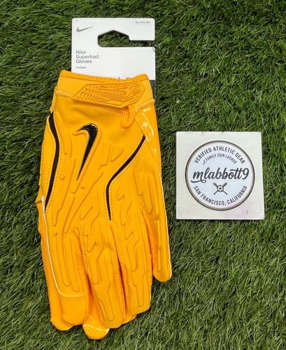 Nike Superbad 7.0 Football Gloves (HF0311) - Steelers NFL Pro Stock - XXXL 3XL - New