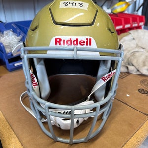 USED RIDDELL FLEX ADULT HELMET - MEDIUM - VEGAS GOLD