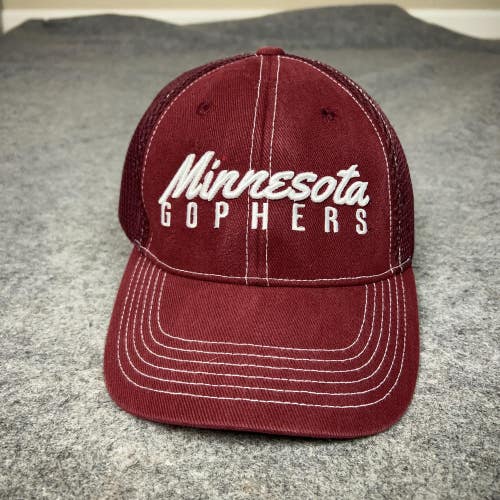 Minnesota Golden Gophers Hat Cap Strap Back NCAA Basketball College Mens Mesh