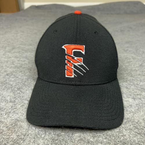 Fresno Grizzlies Hat Cap Flex Mens Medium Black Red MILB Baseball New Era Minor