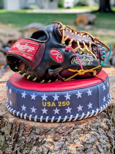 Rawlings PRO200-4PM 11.5" Heart Of The Hide Infielders Glove Custom Relace Fall