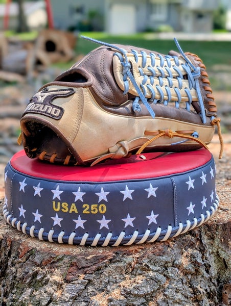 Mizuno GCP 78X 12.75" Baseball Glove Rare 3D Leather Custom Relace!