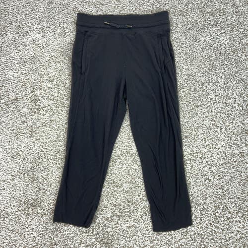 Lululemon Pants Womens 4 Black Sweatpants Drawstring Pockets Yoga Gym Workout