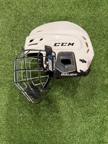 CCM Tacks 310 Helmet | Small w/ True Vision Ti Oreo Cage