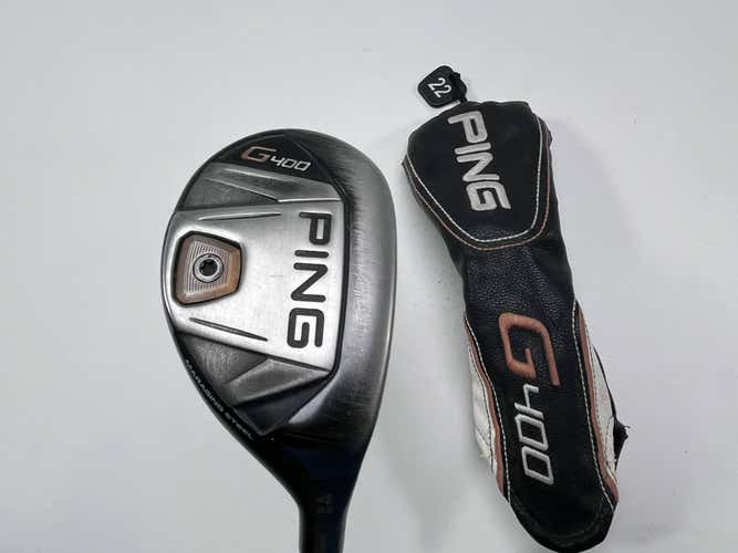 Ping G400 4 Hybrid 22* OBAN Revenge 03 Green 65g Regular Graphite Mens RH HC