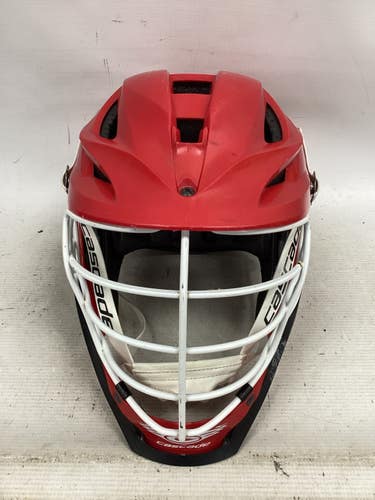 Used Cascade S HELMET Lacrosse Helmet Red One Size 11851-S000051169