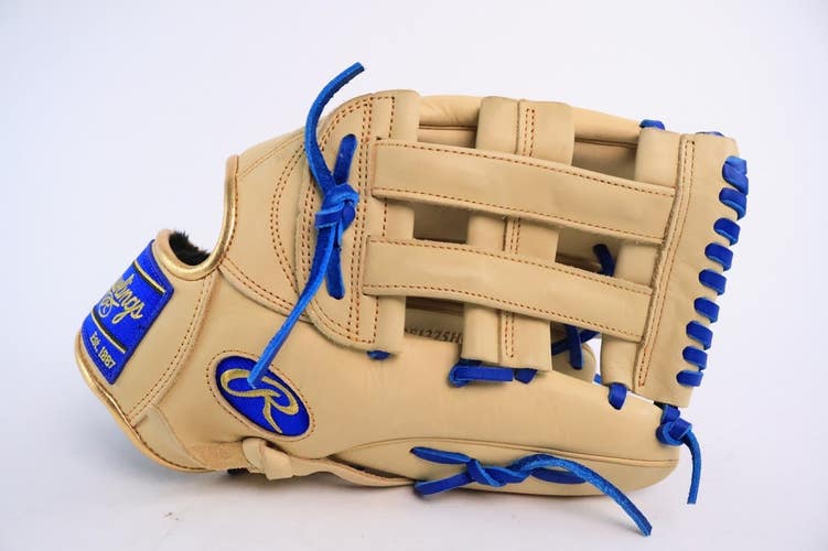 Rawlings 12.75" GG Elite Series Glove-RHT Blonde/Blue Adult