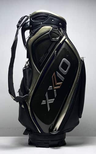 XXIO Tour Staff Bag Black 5-Way Divide Single Strap Golf Bag