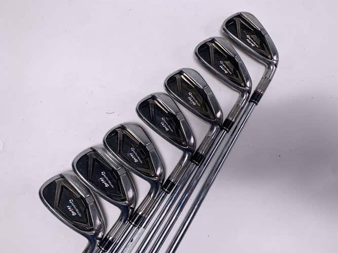 TaylorMade M4 Iron Set 4-PW True Temper XP 95 S300 Stiff Steel Mens RH +1/2''