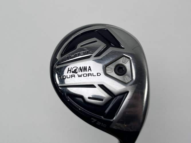 Honma TW737 FW 7 Fairway Wood 21* Vizard Type-Z 50S Stiff Graphite Mens RH