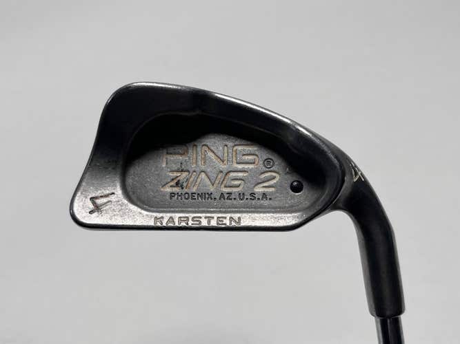 Ping Zing 2 Single 4 Iron Black Dot Karsten JZ Regular Steel Mens RH