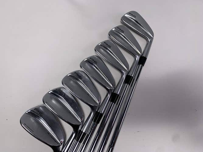 Ping Blueprint Iron Set 4-PW Red Dot 1* Flat Dynamic Gold X100 Extra Stiff RH