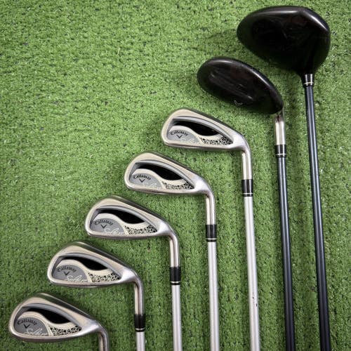 Callaway Solaire Golf Set 5 Wood 5 Hybrid 7-PW SW Womens Ladies Flex