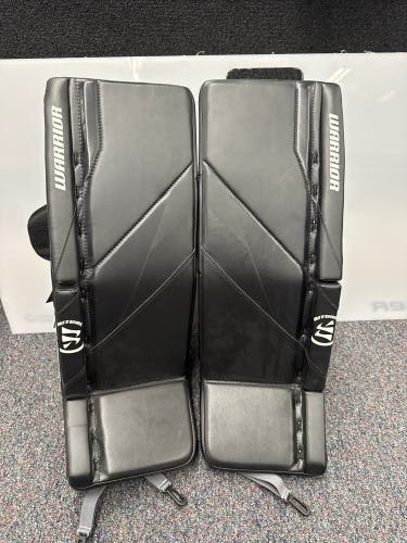 Black Junior Warrior Ritual G7 Goalie Leg Pads (New) | 28"+1"