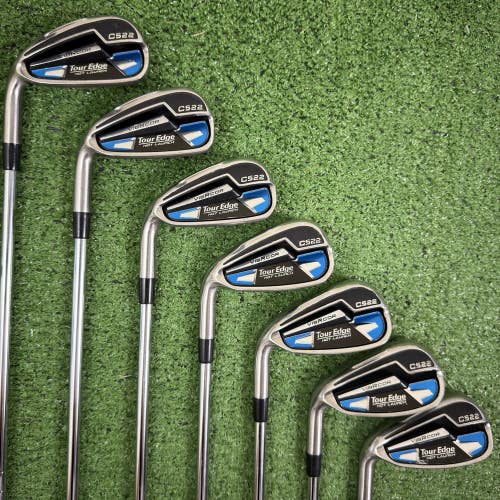 Tour Edge Hot Launch C522 Iron Set 5-PW AW KBS Max 80g Regular Flex Left Handed