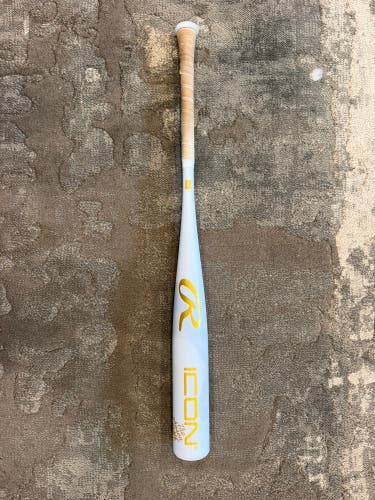 2026 Rawlings Icon Composite BBCOR Certified Bat (-3) 28 oz 31" (Used)