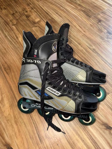 Bauer Mega 30-70 Inline Hockey Skates Regular Width Size 10 R