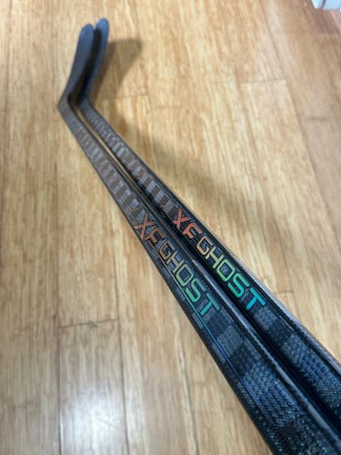 Senior CCM XF Ghost Left Hand Hockey Stick P28 75 Flex (New) - 2 Pack