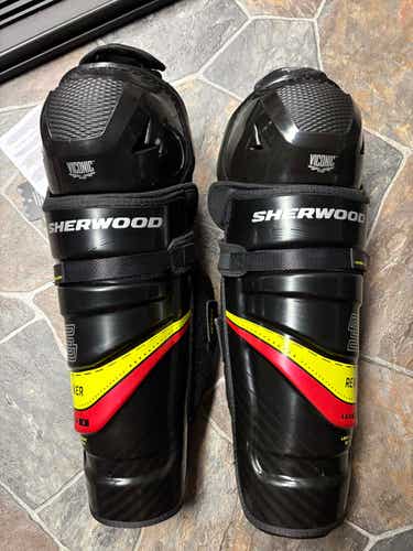 Senior Sher-Wood 16" Shin Pads (New)