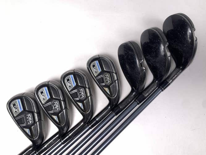 Adams Idea Tech V3 Hybrid Iron Set 4H-6H 7-PW Bassara 50g Ladies RH