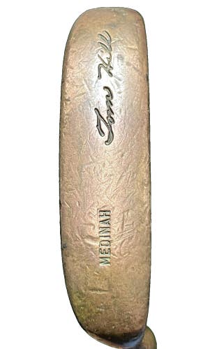 Medinah MacGregor Textured Brass Napa Blade Putter 35" RH Good Grip Thomas Hill