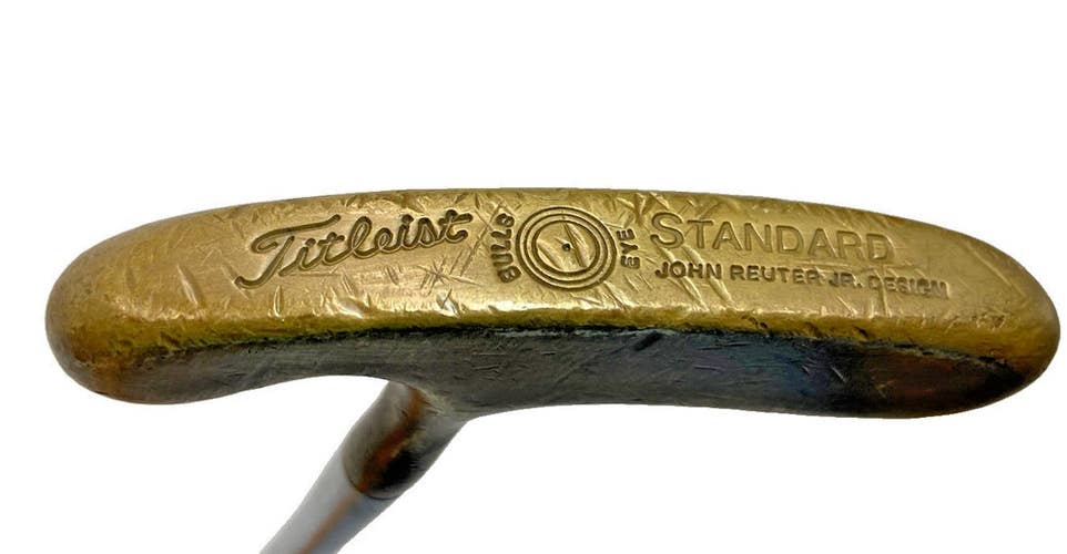 Titleist Bullseye Standard Rockwell Logo Reuter Jr Putter Flare Tip Satin 35" RH