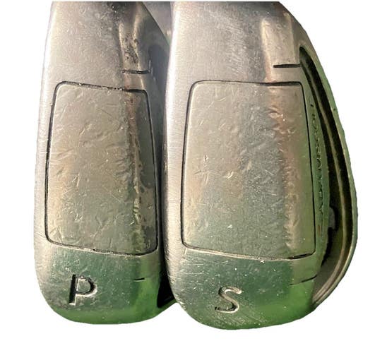 Adams Idea Tech OS Ti Wedge Set PW,SW 55g Lite Senior Flex Graphite RH New Grips