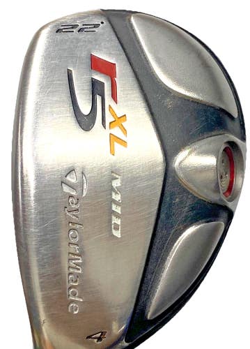 TaylorMade R5 XL Mid 4 Hybrid 22 Hyperlite XL Stiff Graphite 39.5" LH New Grip