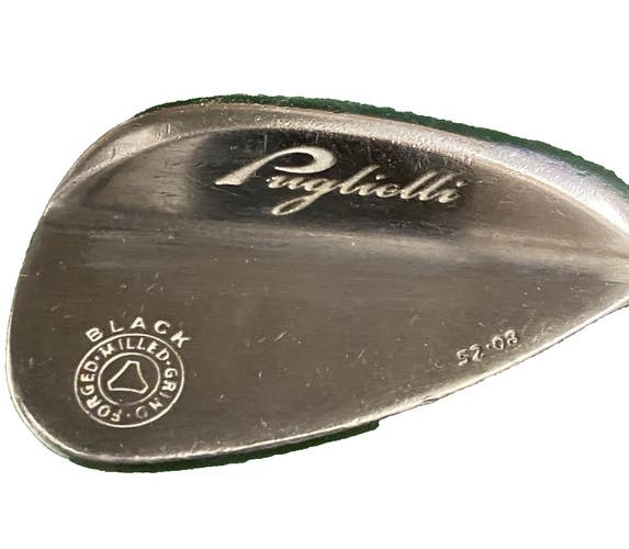 Adams Golf Puglielli Black Gap Wedge 52*08 Stiff Steel 35" RH New Midsize Grip