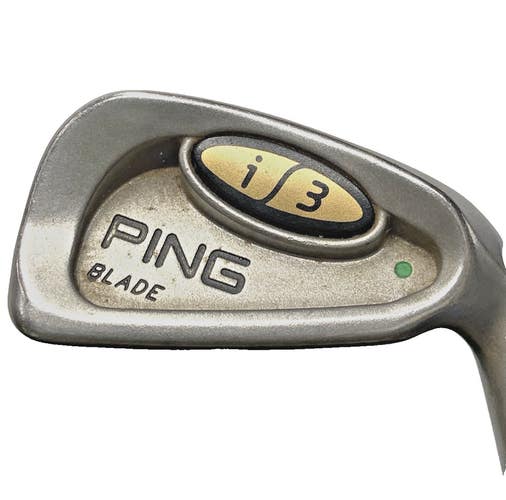 Ping I3 Blade 4 Iron Green Dot 2* Upright Men's RH Stiff Steel 38.5" Stock Grip