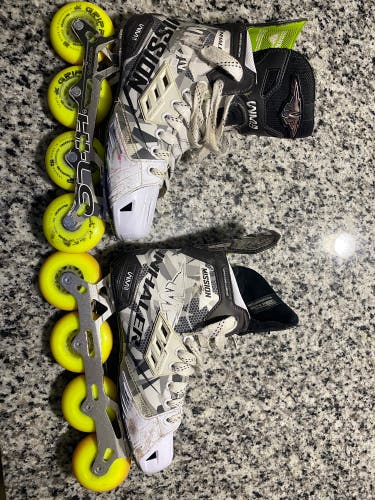 Mission Inhaler WM02 Inline Skates Wide Width Size 7.5 (Used)
