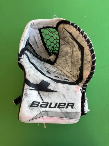 White Senior Bauer Vapor 90 DigiPrint Goalie Glove Regular Pro Stock