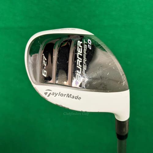 Lady TaylorMade Burner Superfast 2.0 27 6 Hybrid REAX 50 Graphite Ladies