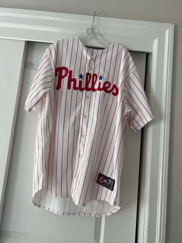 Philadelphia Phillies Majestic Baseball Jersey Size XL