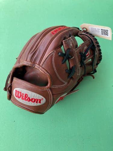 Brown Wilson A2000 RH Infield Baseball Glove 11.75" (Used)