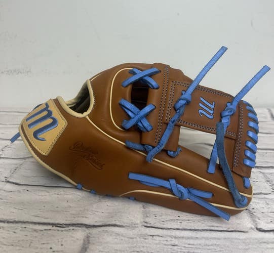 Marucci Oxbow 43A2 11.5" Baseball Softball Glove - Right Throw Blue Ties READ