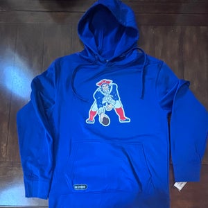 New England Patriots Throwback Logo Hoodie Adult Medium NWT