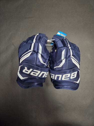 Brand New Bauer Supreme Fuse 15" Navy Blue Gloves