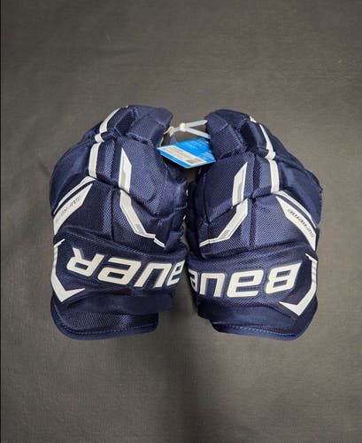 Brand New Bauer Supreme Fuse 14" Navy Blue Gloves