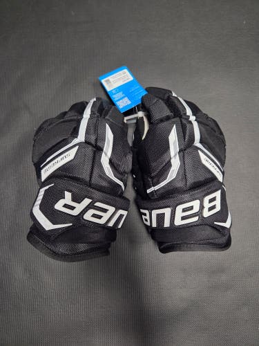 Brand New Bauer Supreme Fuse 12.5" Black/white Gloves