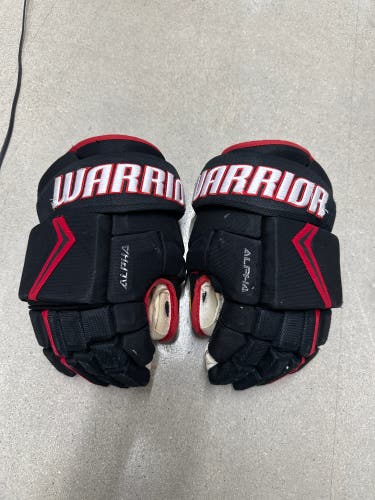 Warrior Alpha Pro Gloves 14" Pro Stock (Used)