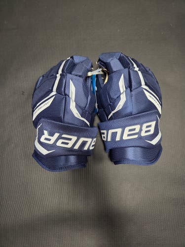 Brand New Bauer Supreme F50 Pro 14" Navy Blue Gloves