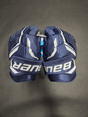 Brand New Bauer Supreme F50 Pro 13" Navy Blue Gloves