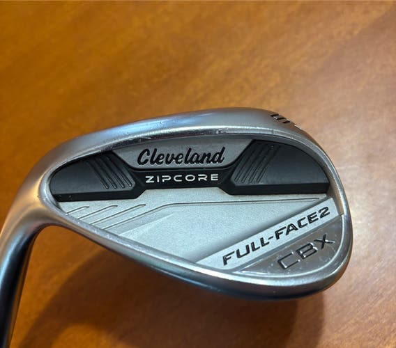 Cleveland CBX Full Face 2 Left Hand Wedge Regular Flex 56 Degree Steel Shaft (Used)